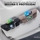 Porta Óculos Automotivo com Aba Magnética - Jetta MagLux™ [ESPECIAL BLACK FRIDAY]